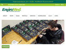 Tablet Screenshot of enviromed.ca